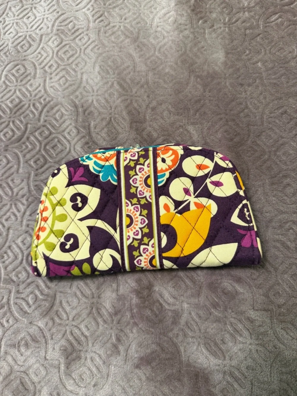 Vera Bradley Kiss ‘N Snap Plum Crazy Wallet - Picture 3 of 7